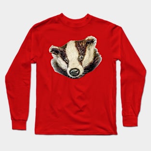 Arty Badger Long Sleeve T-Shirt